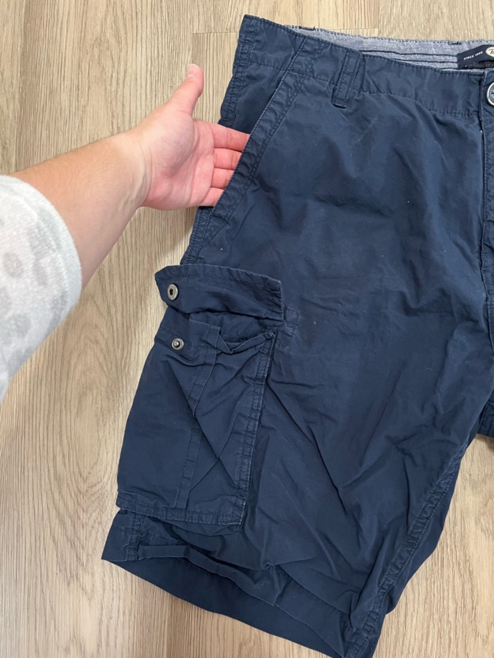 Petrol Industries Navy Cargo Shorts Mens European XL - Picture 2 of 13